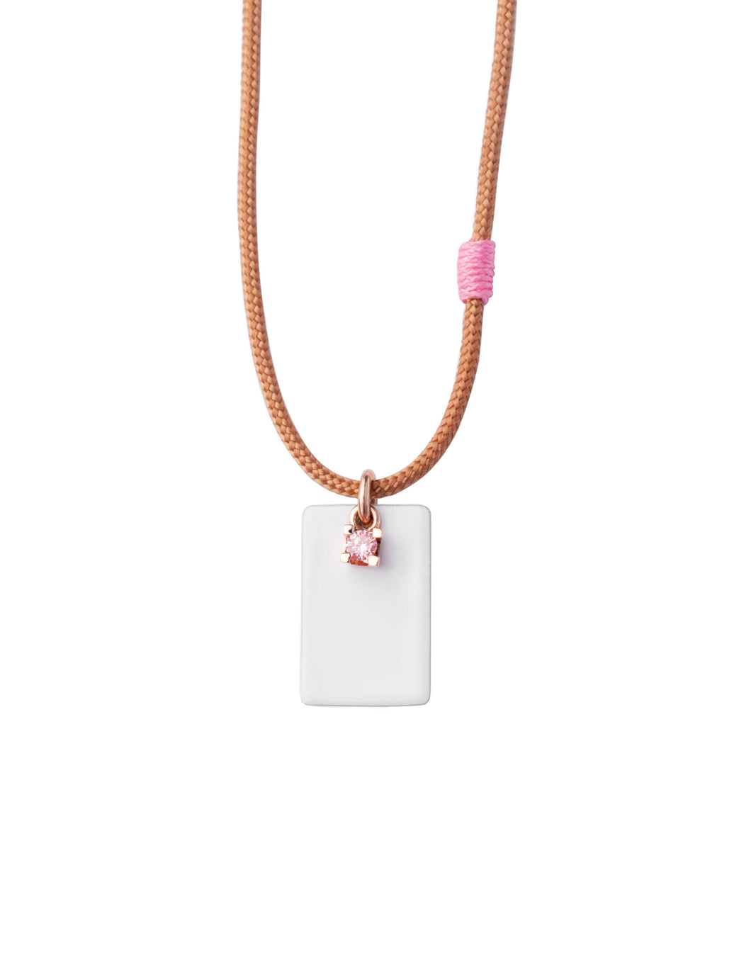 White Tag with Pink Diamond - Limited Edition